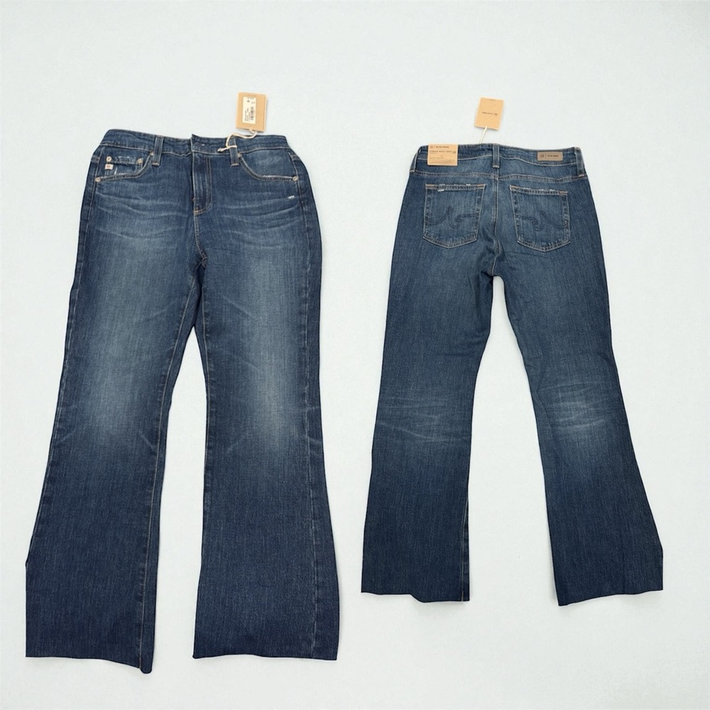 Ag Adriano Goldschmied Dark Blue Flare Jeans